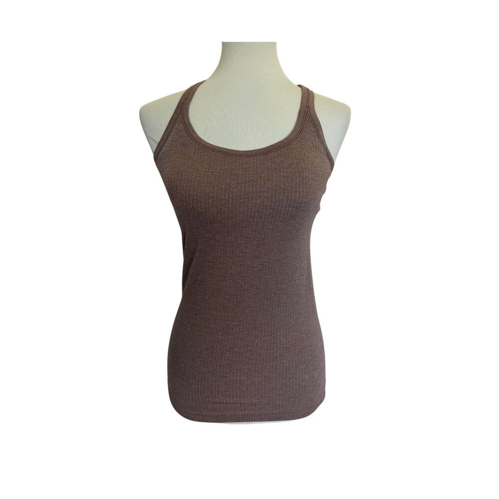 Lululemon Ebb to Street Shelf Bra Tank Top - Cacao - Size 6